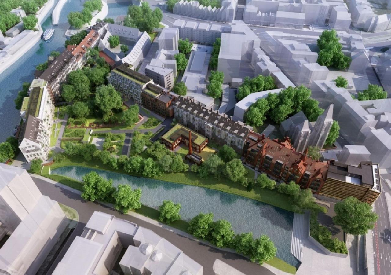 Absyntapart - Bulwar Staromiejski Wroclaw Bagian luar foto